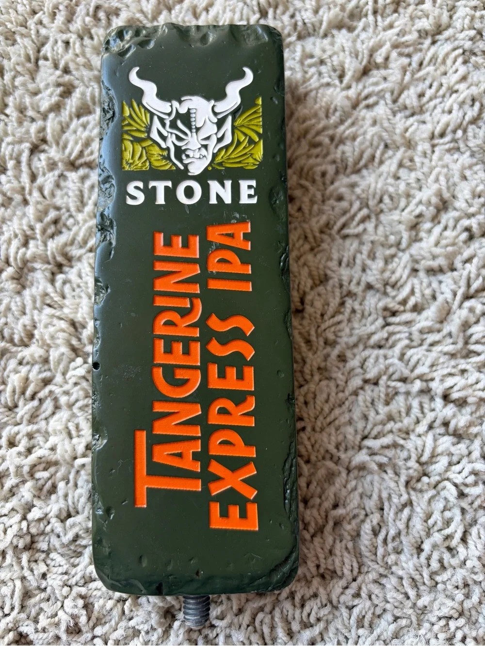 Stone Brewing Tangerine Express IPA Craft Beer Tap Handle Kegerator Bar Y19